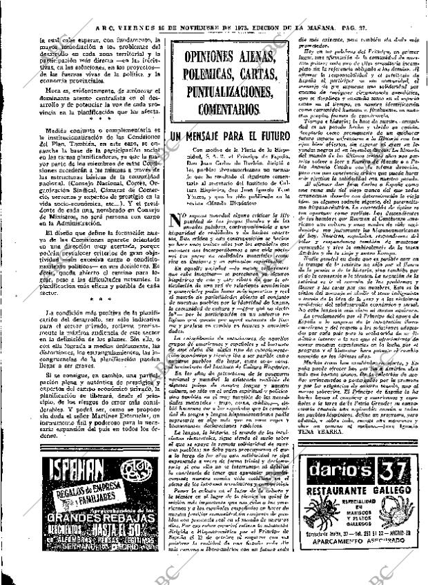 ABC MADRID 16-11-1973 página 27