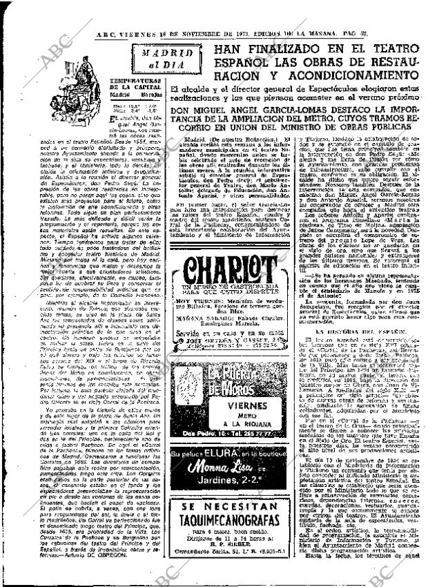 ABC MADRID 16-11-1973 página 57
