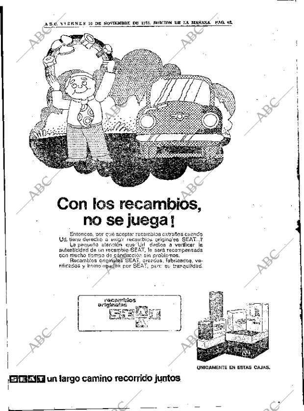 ABC MADRID 16-11-1973 página 62