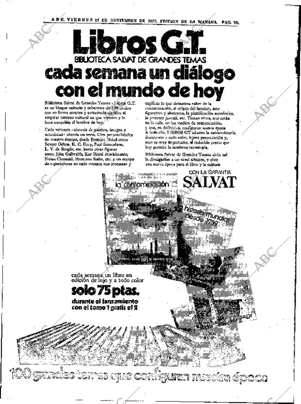 ABC MADRID 16-11-1973 página 70