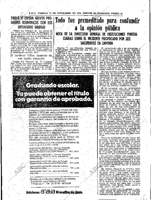 ABC SEVILLA 16-11-1973 página 43