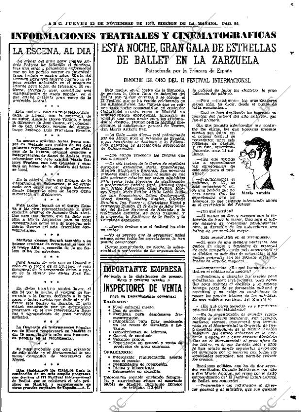 ABC MADRID 22-11-1973 página 89