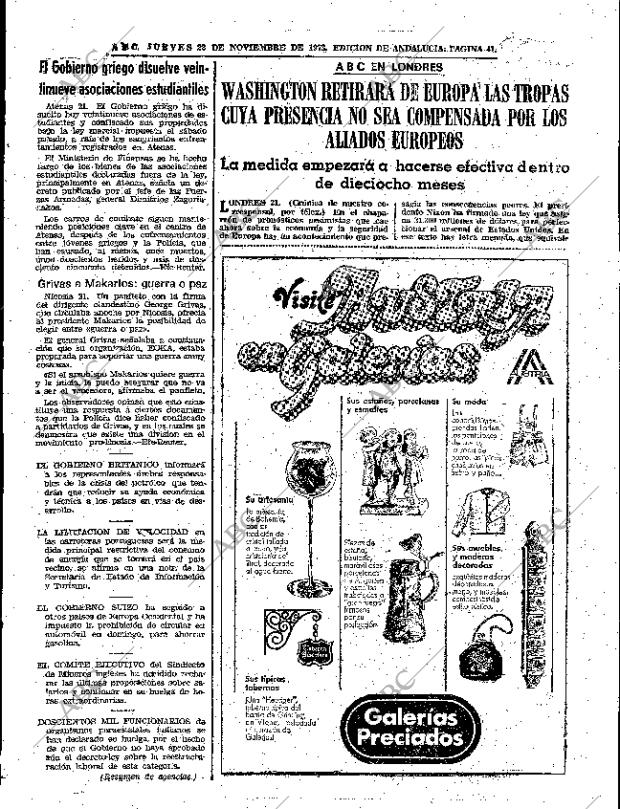 ABC SEVILLA 22-11-1973 página 41