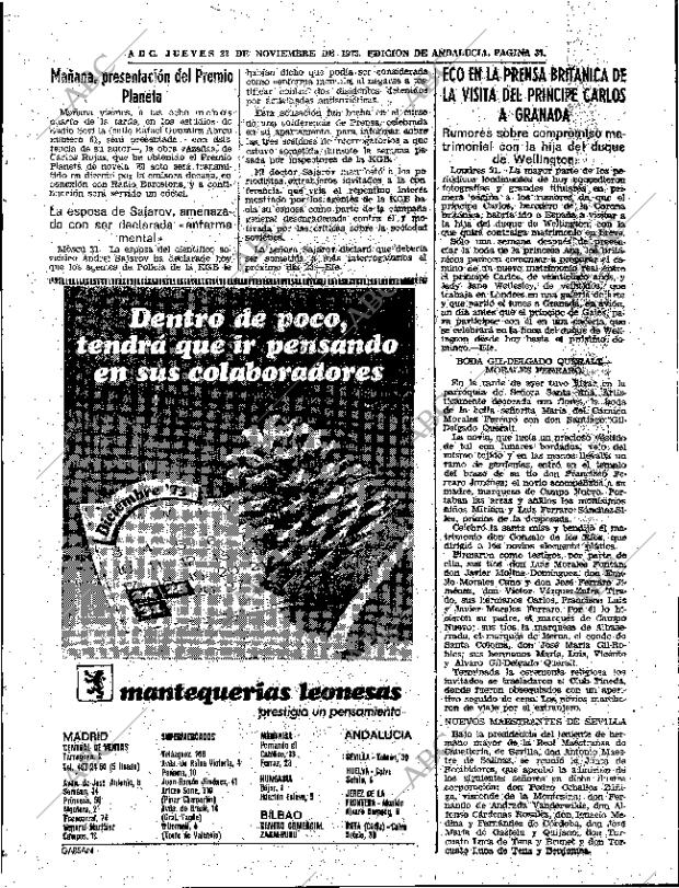 ABC SEVILLA 22-11-1973 página 57