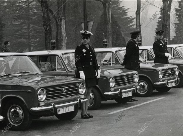 Desfile de la Guardia Municipal motorizada, en el que desfilan por primeras vez...