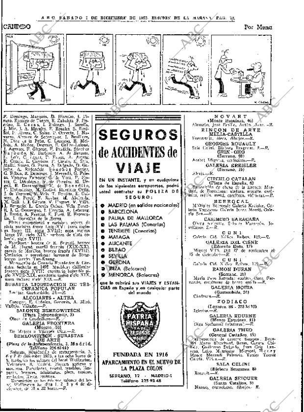 ABC MADRID 01-12-1973 página 72