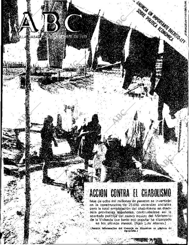 ABC SEVILLA 01-12-1973 página 1