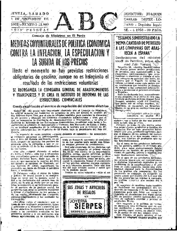 ABC SEVILLA 01-12-1973 página 31