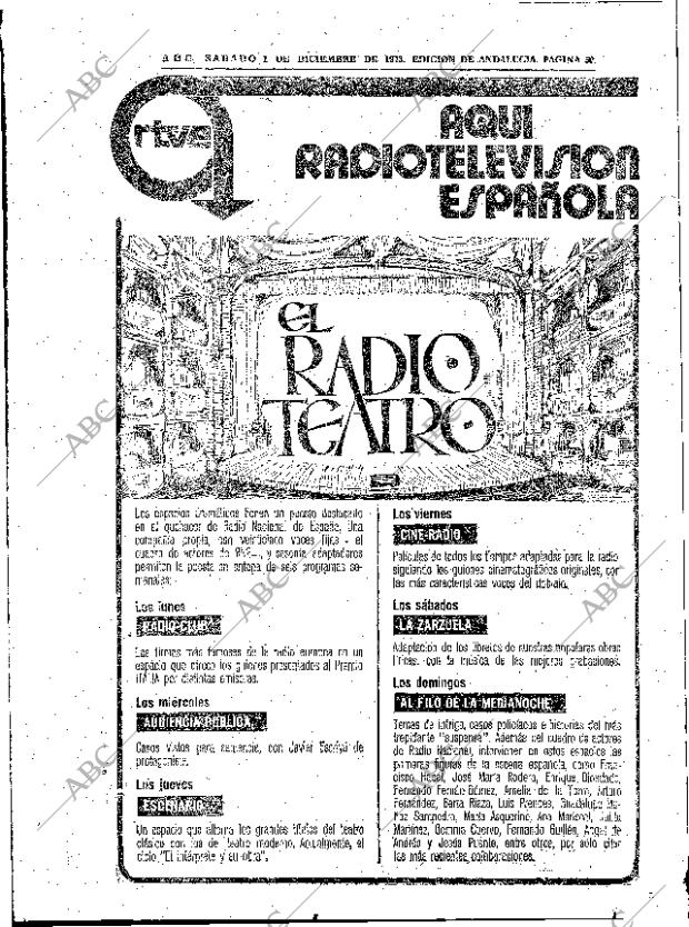 ABC SEVILLA 01-12-1973 página 50