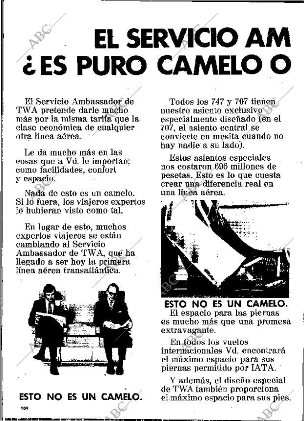 BLANCO Y NEGRO MADRID 01-12-1973 página 104