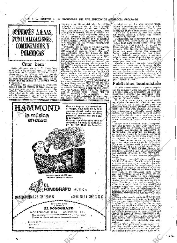 ABC SEVILLA 04-12-1973 página 101
