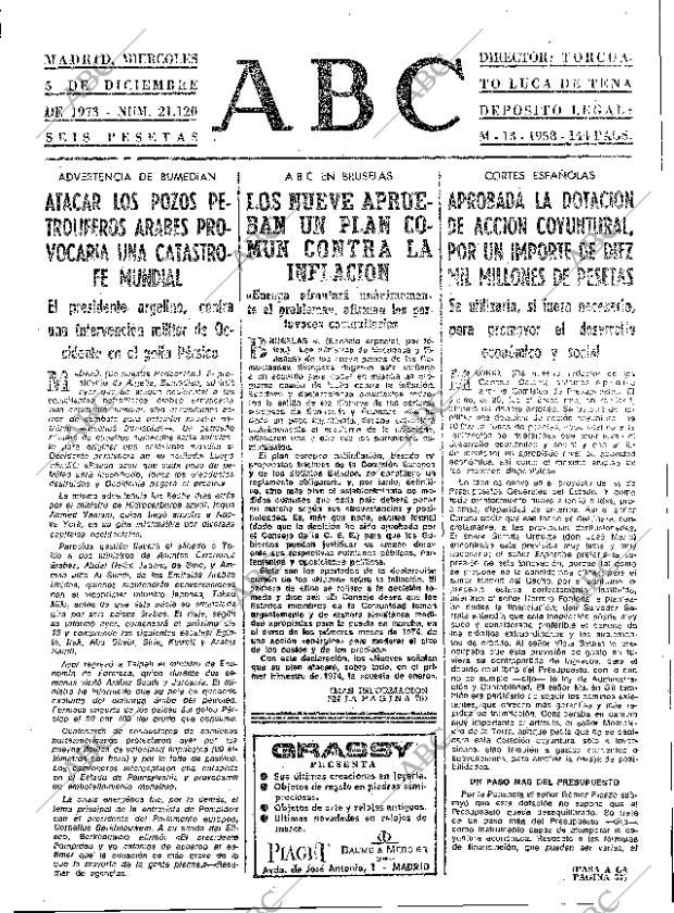 ABC MADRID 05-12-1973 página 25