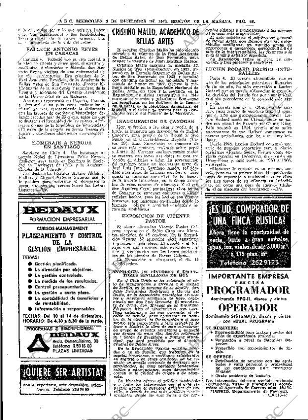 ABC MADRID 05-12-1973 página 64