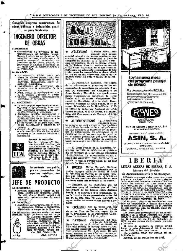 ABC MADRID 05-12-1973 página 78