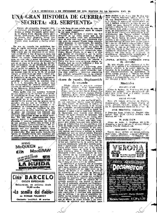 ABC MADRID 05-12-1973 página 85