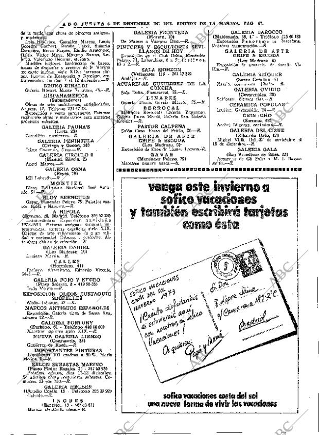 ABC MADRID 06-12-1973 página 67