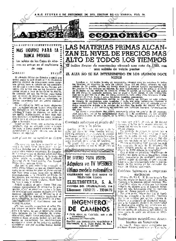 ABC MADRID 06-12-1973 página 69