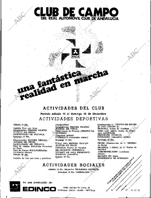 ABC SEVILLA 14-12-1973 página 20