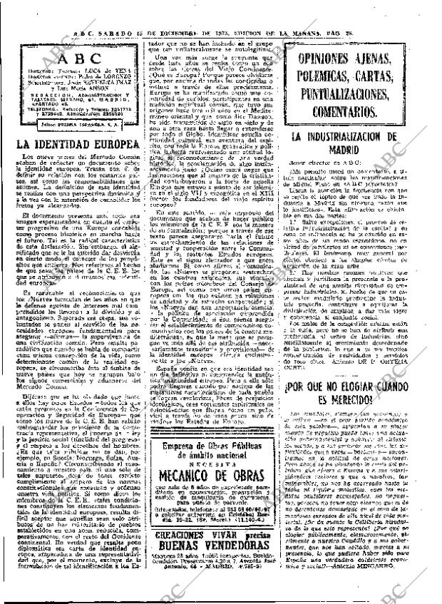 ABC MADRID 15-12-1973 página 26