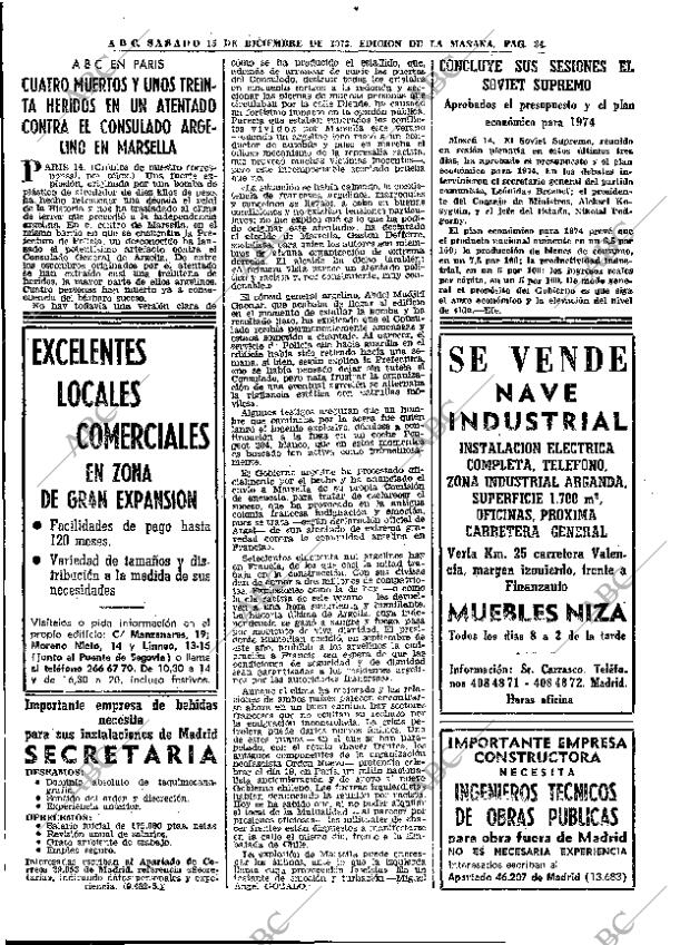 ABC MADRID 15-12-1973 página 34