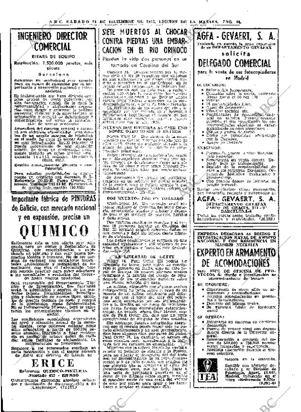 ABC MADRID 15-12-1973 página 44