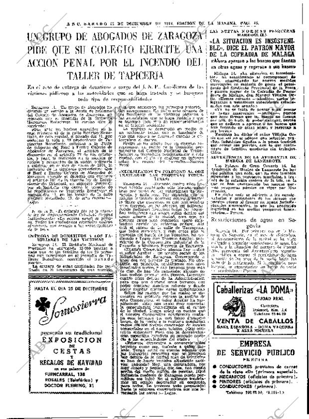 ABC MADRID 15-12-1973 página 45