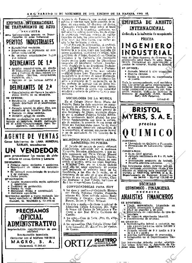 ABC MADRID 15-12-1973 página 58