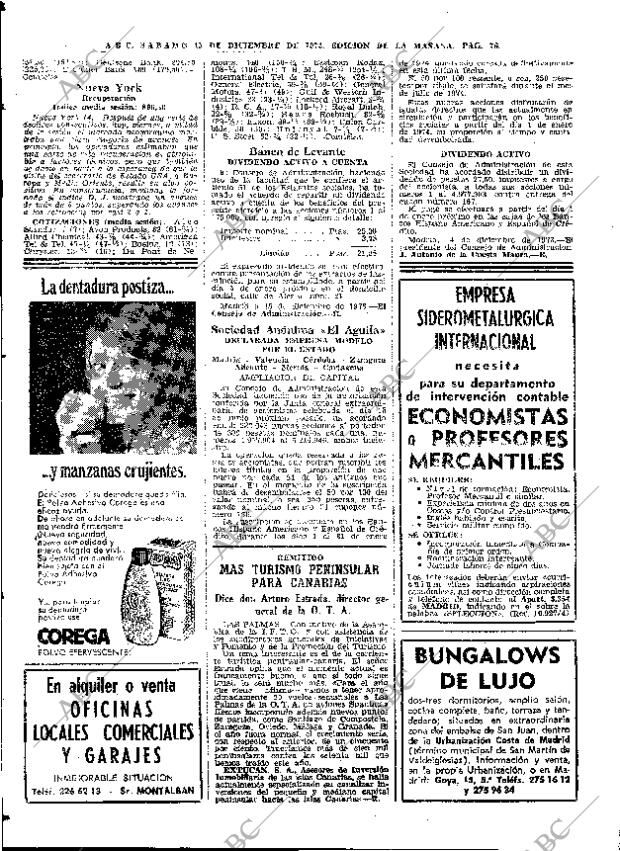 ABC MADRID 15-12-1973 página 76