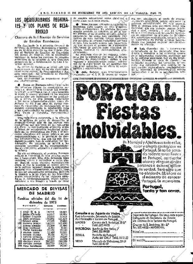 ABC MADRID 15-12-1973 página 77