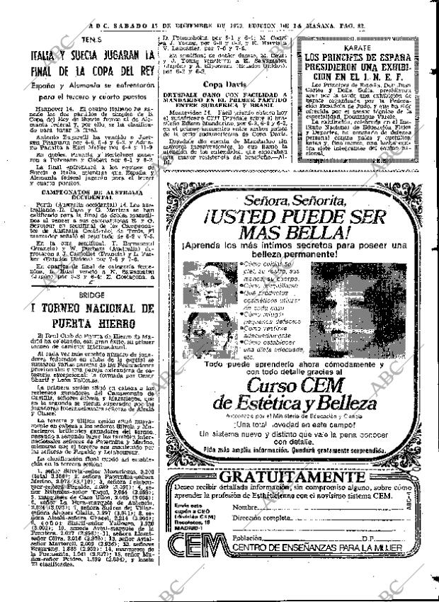 ABC MADRID 15-12-1973 página 83