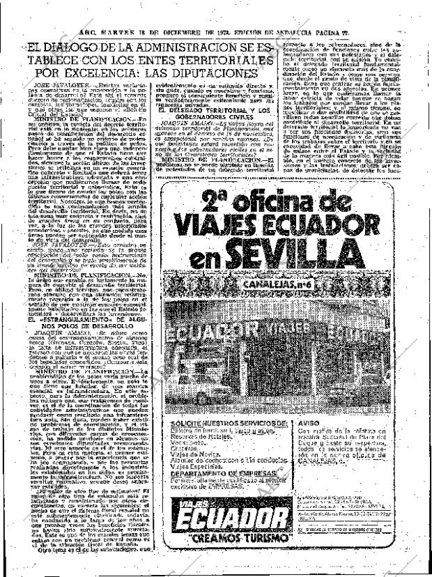 ABC SEVILLA 18-12-1973 página 77