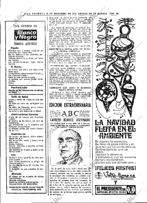 ABC MADRID 21-12-1973 página 38