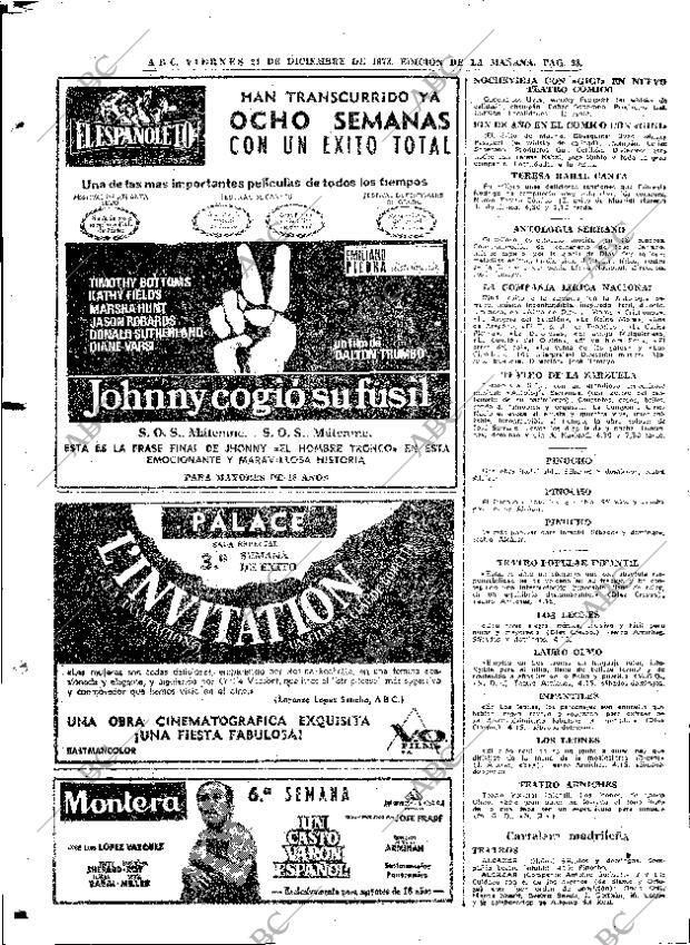 ABC MADRID 21-12-1973 página 98