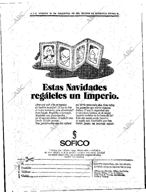 ABC SEVILLA 28-12-1973 página 44