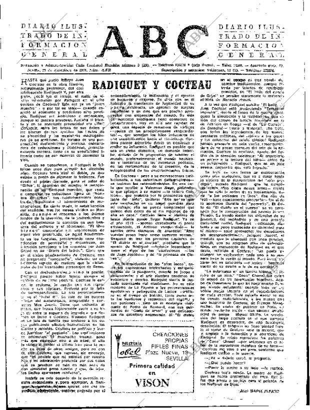 ABC SEVILLA 29-12-1973 página 3