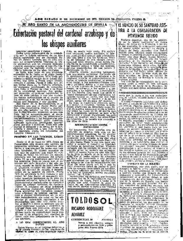 ABC SEVILLA 29-12-1973 página 43