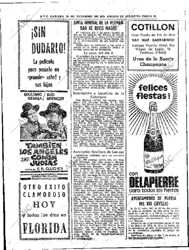 ABC SEVILLA 29-12-1973 página 50