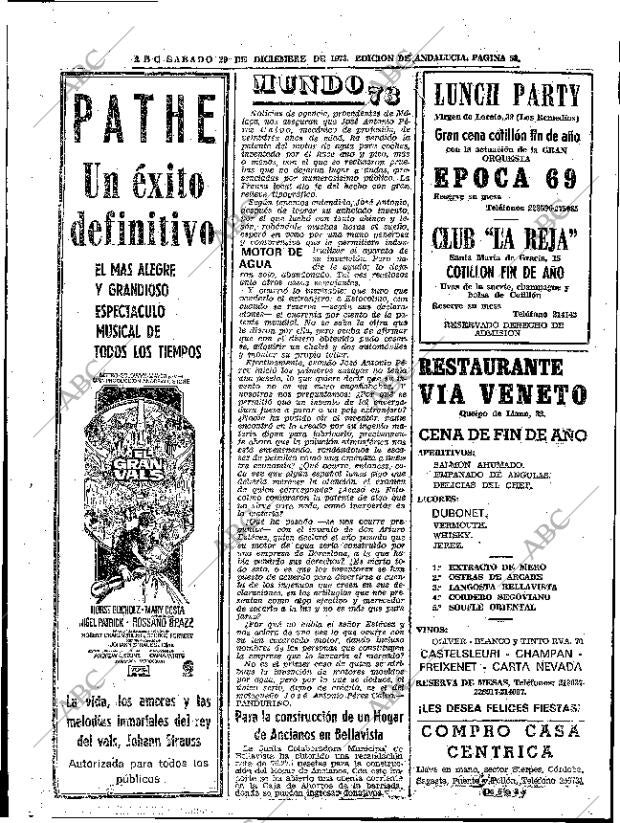 ABC SEVILLA 29-12-1973 página 52