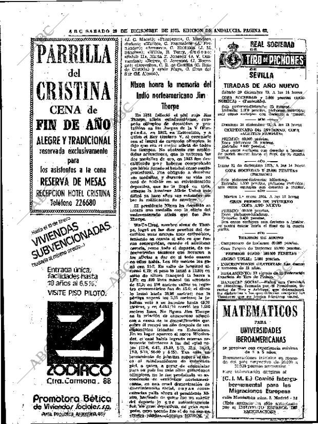 ABC SEVILLA 29-12-1973 página 62