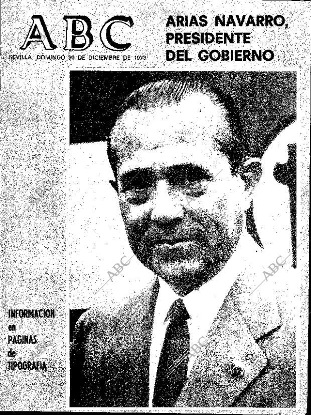 ABC SEVILLA 30-12-1973 página 1
