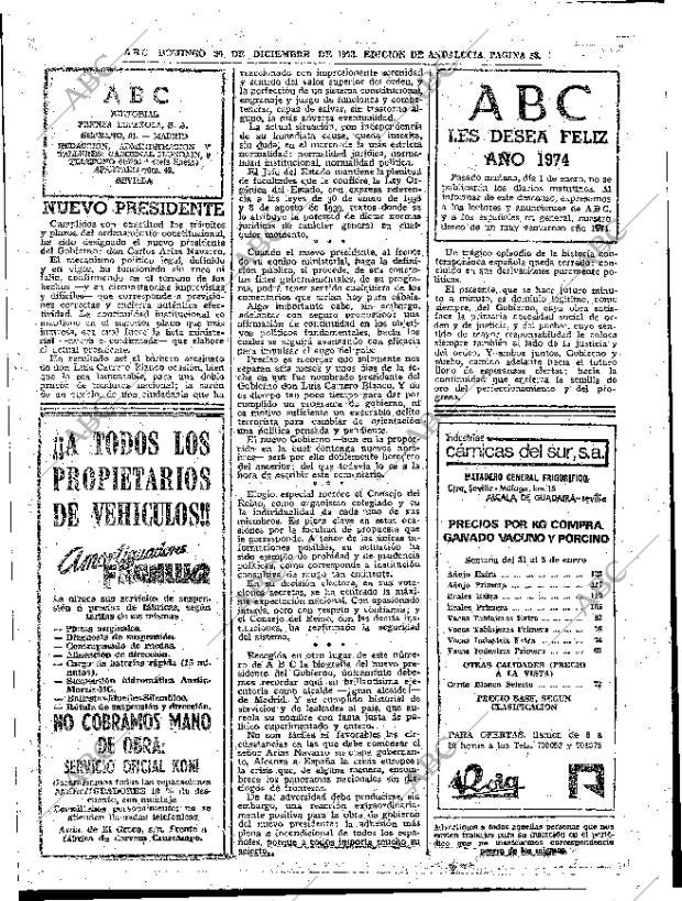 ABC SEVILLA 30-12-1973 página 33