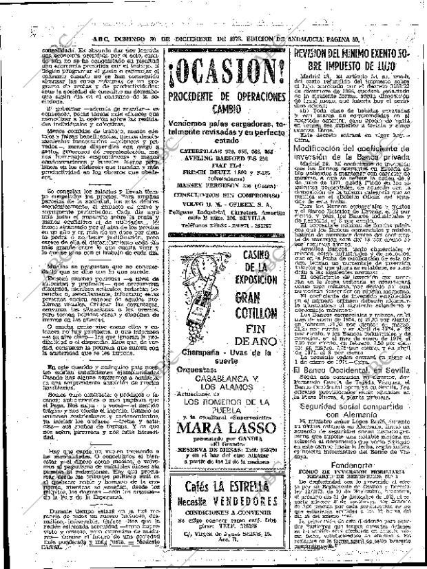 ABC SEVILLA 30-12-1973 página 50