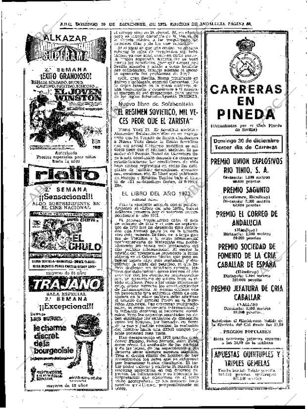 ABC SEVILLA 30-12-1973 página 56