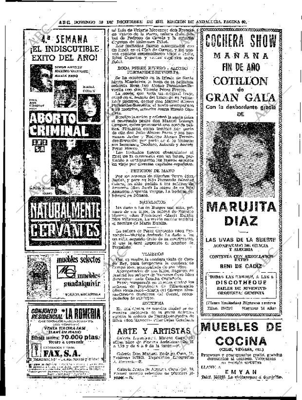 ABC SEVILLA 30-12-1973 página 60