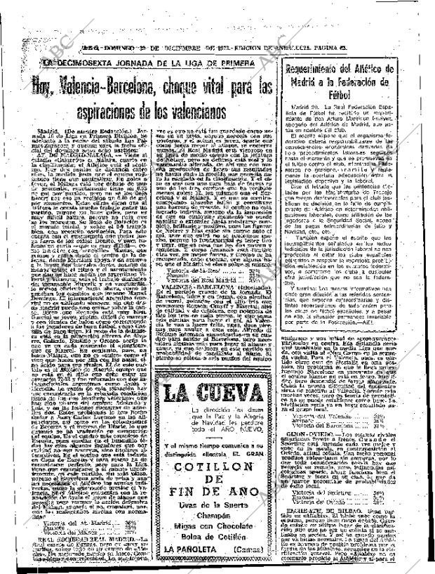 ABC SEVILLA 30-12-1973 página 63