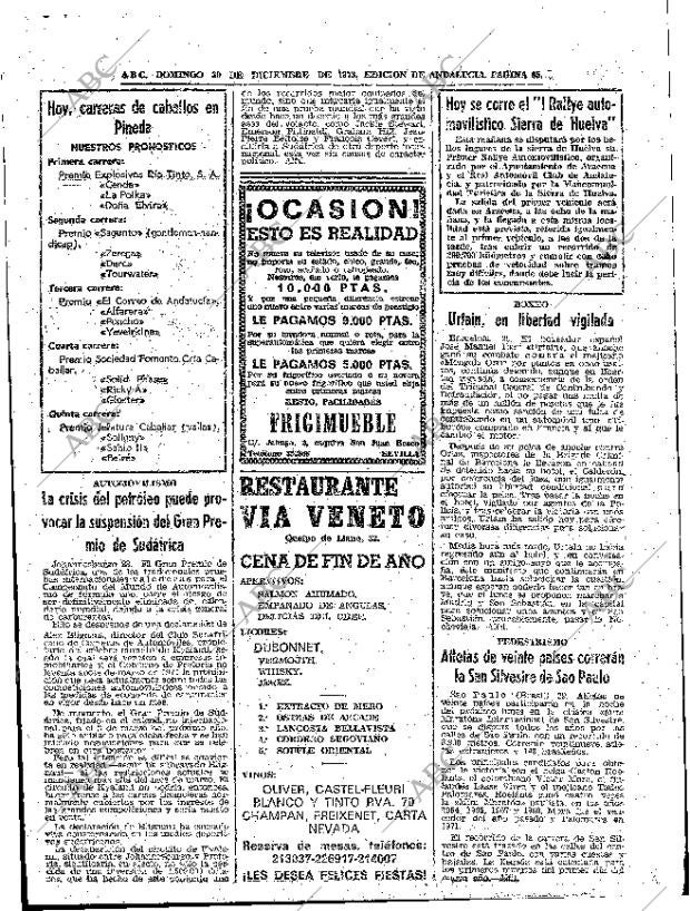 ABC SEVILLA 30-12-1973 página 65