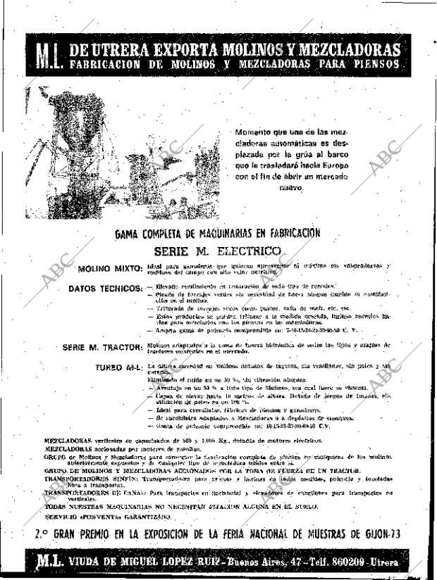 ABC SEVILLA 30-12-1973 página 7