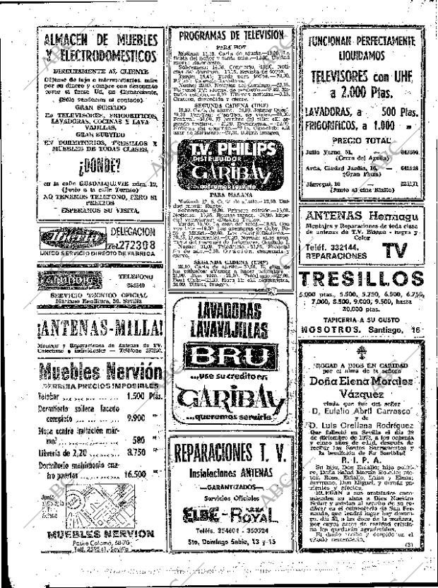 ABC SEVILLA 30-12-1973 página 78