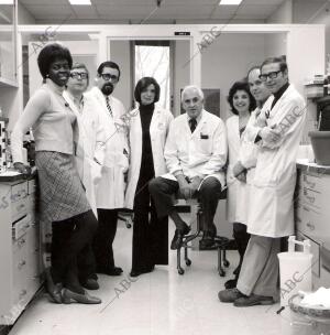 Año 1965, Imagen del Doctor Severo Ochoa - Archivo ABC