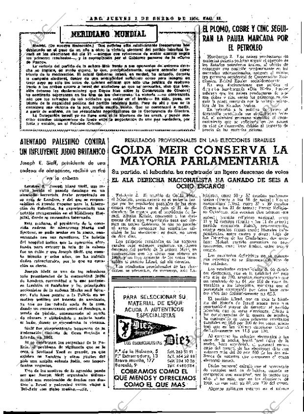 ABC MADRID 03-01-1974 página 33